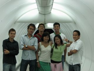 Group Shot In Tunnel