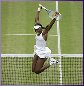 Jump for Joy - Venus Williams wins Wimbledon
