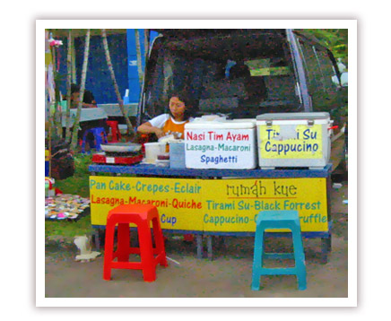 ebad ya tiramisu aja dijual di pinggir jalan