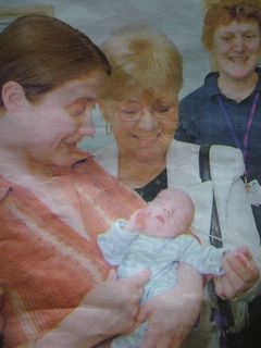 Mum and me in the Echo