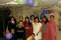 From left-Rajesh, Mamta, Minakshi's son Kush, my Dad, my Grand-Ma, my Mom, Madhu's son Sumanth, Minakshi, Shanti, Aditi, Madhu, Puneeta