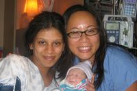 With mom & Dr. Shih, who brought me into this world!