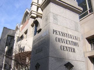 Entrance to the Pennsylvania Convention Center, Philadelphia PA