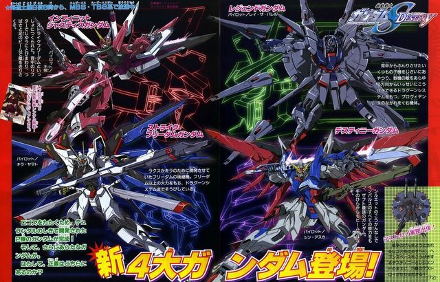 È‹ç©¹ä¹‹å¤±å¿†çš„ä¹å›­ Gundam Seed Destiny New Gundams