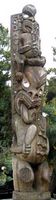 Maori totem pole carving by Tupari Te Whata and © City of Duncan