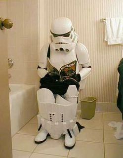 Stormtrooper on the toilet