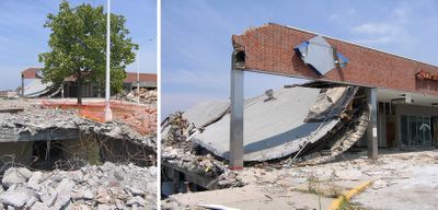 northland shopping center demolition photos by Toby Weiss