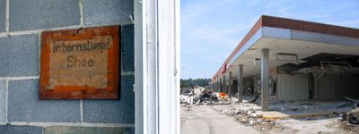 northland shopping center demolition in jennings mo photos by Toby Weiss