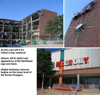 northland shopping center demolition photos by Toby Weiss