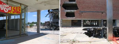 northland shopping center demolition photos by Toby Weiss