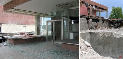 northland shopping center demolition photos by Toby Weiss