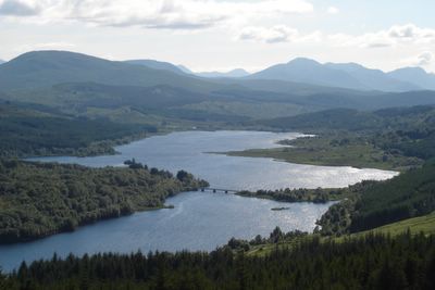 Lake that looks like a map of Scotland