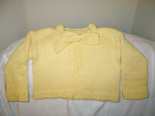 Yellow Baby Sweater