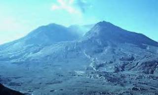 Mt. Saint Helens after the 1980 eruption