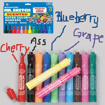 Out Of Mind: Pen Sniffers. scented markers 90s. 