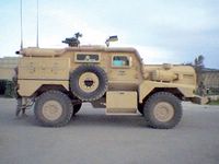 The Marine Corps decided to do business with Force Protection, located in South Carolina, the company that developed a version of Mine Resistant Ambush Protected vehicles named the Cougar. These vehicles are all designed from the ground up, specifically built to survive improvised explosive devices and ambushes. Photo by: official USMC photo PhotoID: 2005624203411 Submitted by: Marine Forces Pacific, Operation/Exercise/Event: vehicle