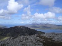 Looking north to Jura from Sgorr nam Faoileann on Islay