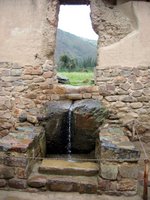 Incan water fountian