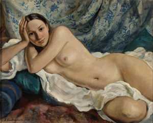 Zinaida Evgenievna Serebriakova - Reclining Nude (1930)