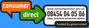 Coxsoft Art's 4Kb GIF replica of the official 60Kb JPG Consumer Direct logo