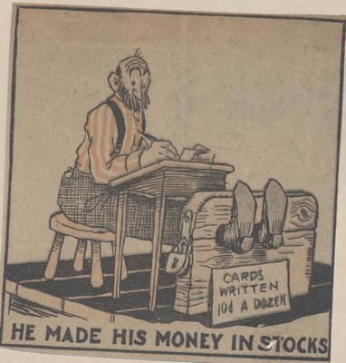 Stocks cartoon