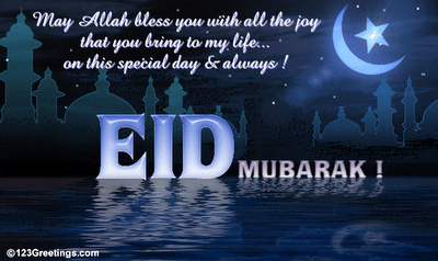 Eid Mubarak! Kullu 'Aam Wa antum Bi Khair.