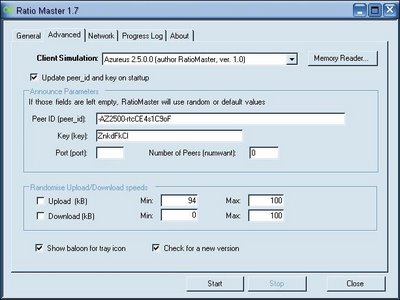 Torrent Ratio Master