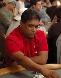 Poker legend, Vitor Ramdin, throws down at the WPT 2006