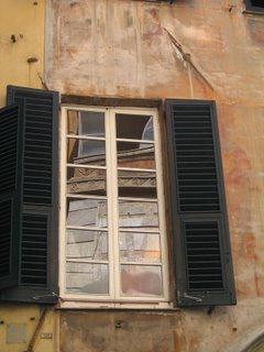 A window in an old house at Genoa, Italy. This is such an amazing city!