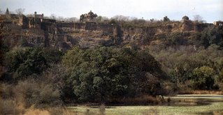 The Ranthambhor fort of the Chauhan Rajaputras