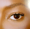 Ojos texturas de las sombras,Belleza estetica de la mujer actual