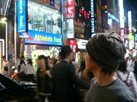 crowded myeongdong in saturday night