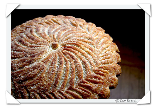 French tradition for celebrating the epiphany Kings Cake or Galette des Rois a frangipane pastry containing a feve. Whoever gets it in their slice becomes king for the day