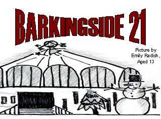Christmas Barkingside 21 logo by Emily Radish aged 13