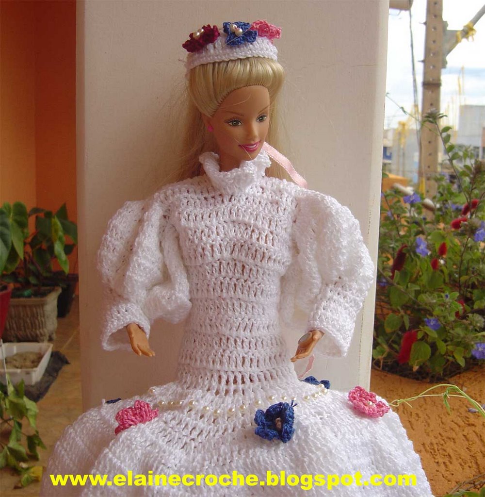 Como fazer Vestido para Barbie em Crochê - Uma Receita, 3 modelos  diferentes - Passo a Passo 