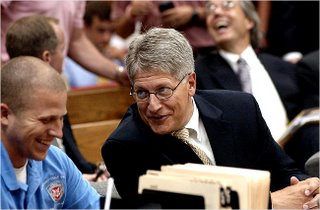 Nifong & Investigator Benjamin Himan at June hearing Nifong & Investigator Benjamin Himan at June hearing