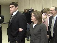 Reade Seligmann and his mother Kathy Seligmann, enter a Durham courtroom Friday Reade Seligmann and his mother Kathy Seligmann, enter a Durham County Courthouse