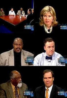 NBC17: 'At Issue' - Donna Martinez, KC Johnson, Cash Michaels, Irving Joyner & Kieran Shanahan NBC17 - At Issue: Donna Martinez, KC Johnson, Cash Michaels, Irving Joyner & Kieran Shanahan