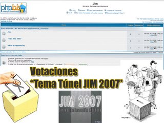 Votaciones Tema Túnel 2007 Votaciones Tema Túnel 2007