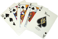 Vegas Poker 2-pack Playing cards, Casino Styled, made by Hartwell Holdings  
