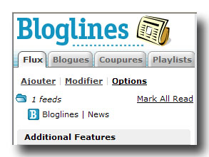 Flux RSS de Bloglines
