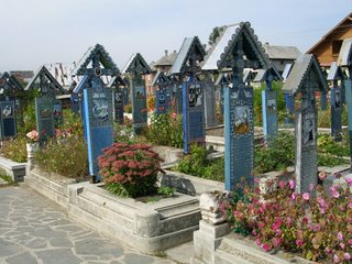 Poza din Cimitirul Vesel - Maramures