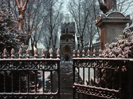 Bow Church in the snow