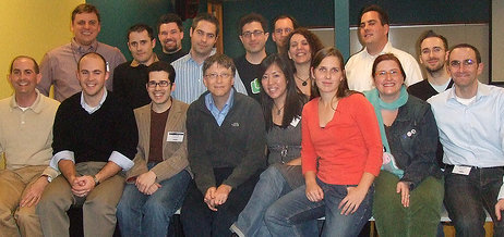 Bill Gates with Bloggers