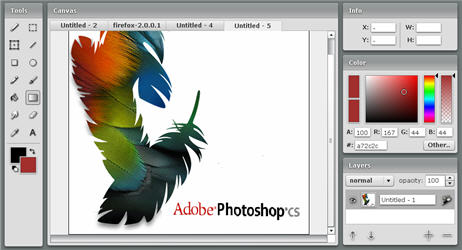 Adobe Photoshop on the Web