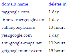 Web Domain Names