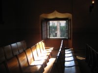 Inside the SB Mission's Chapel