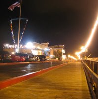 Thanksgiving night on the pier