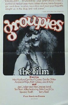 Groupies, the film poster