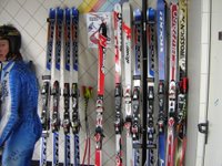 Straight Racing Skis